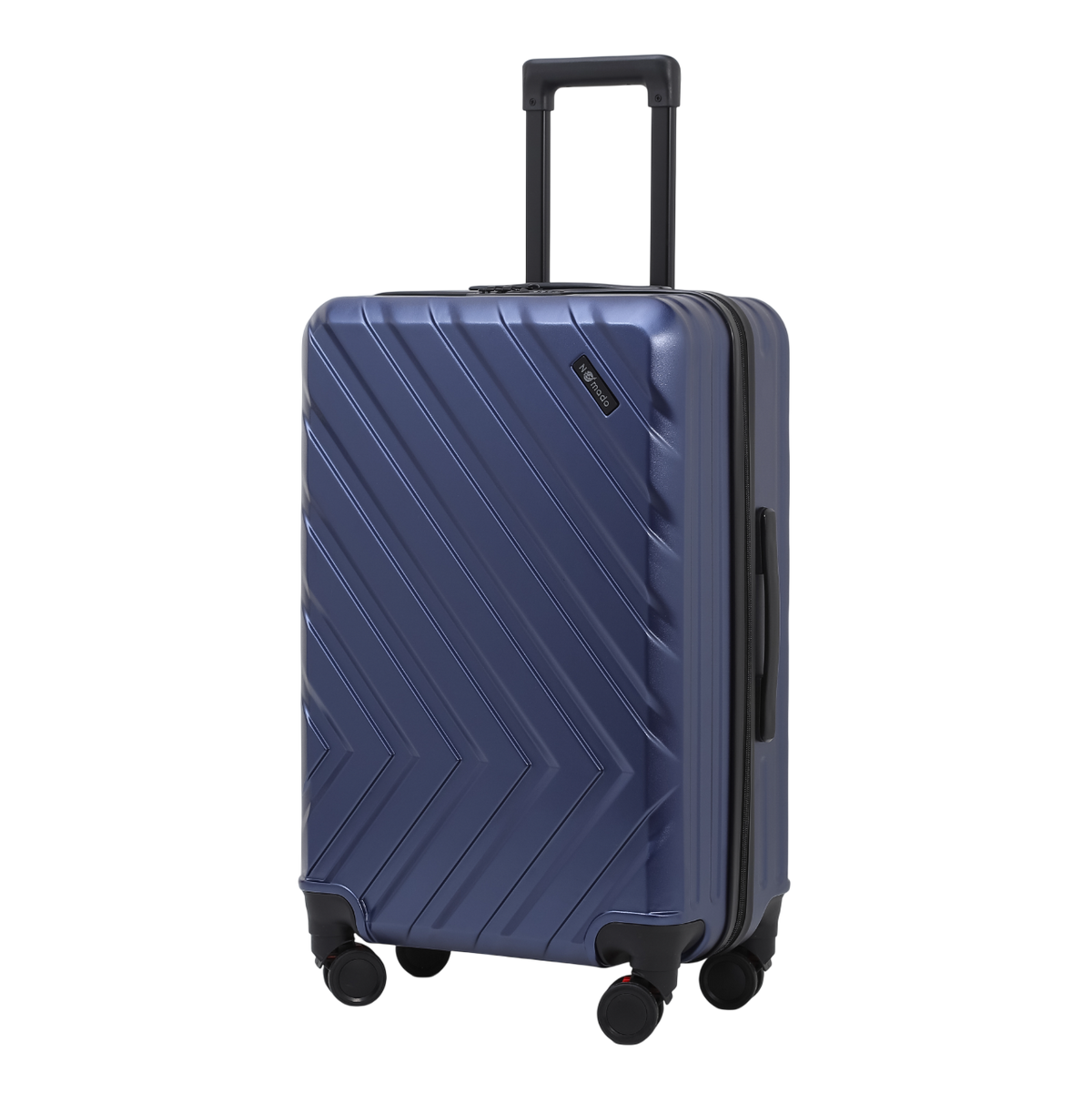 Horizon 2.0-Koffer in Blau aus Polycarbonat mit Teleskopgriff und Muster