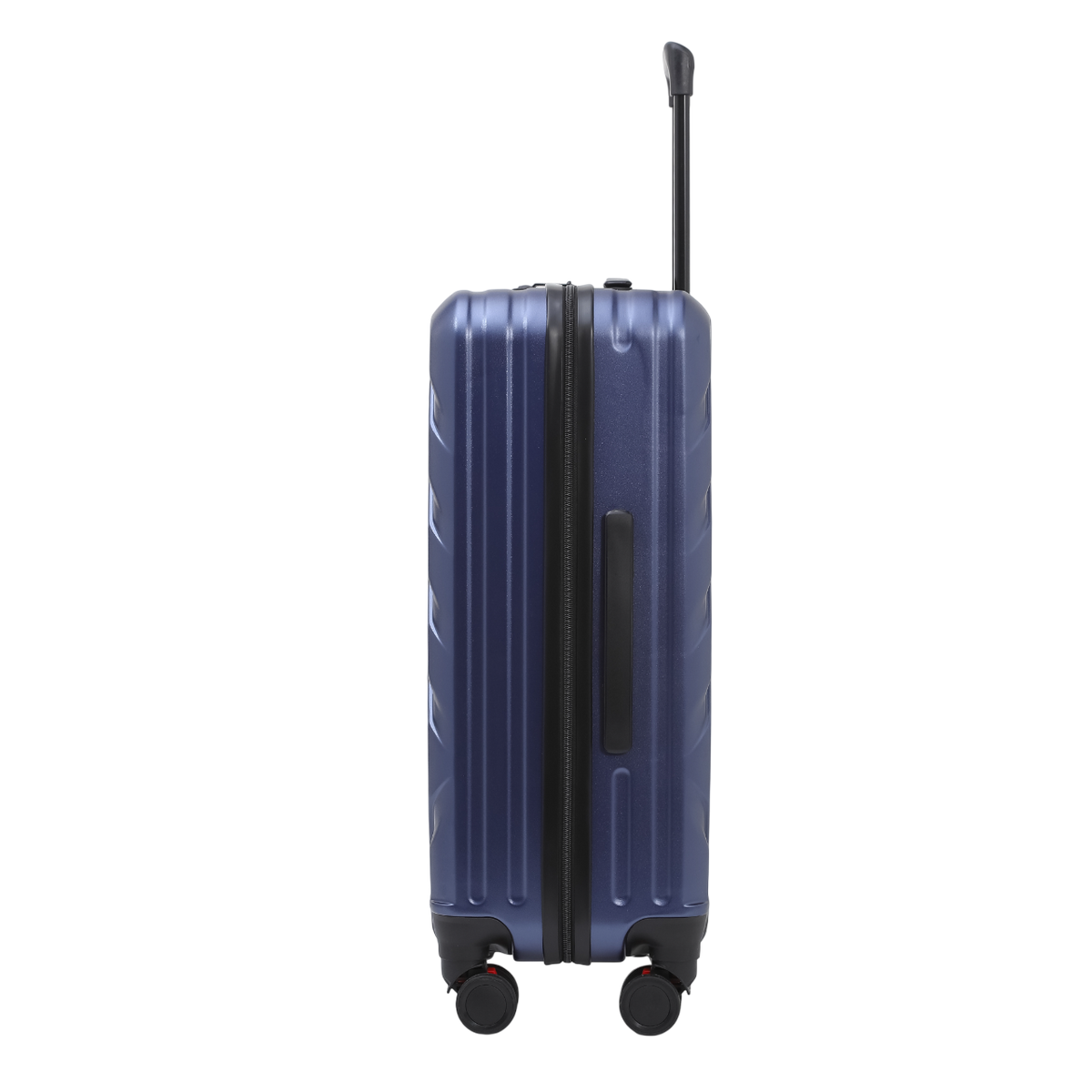 Nomado Horizon 2.0 suitcase in blue with a telescopic handle – side view